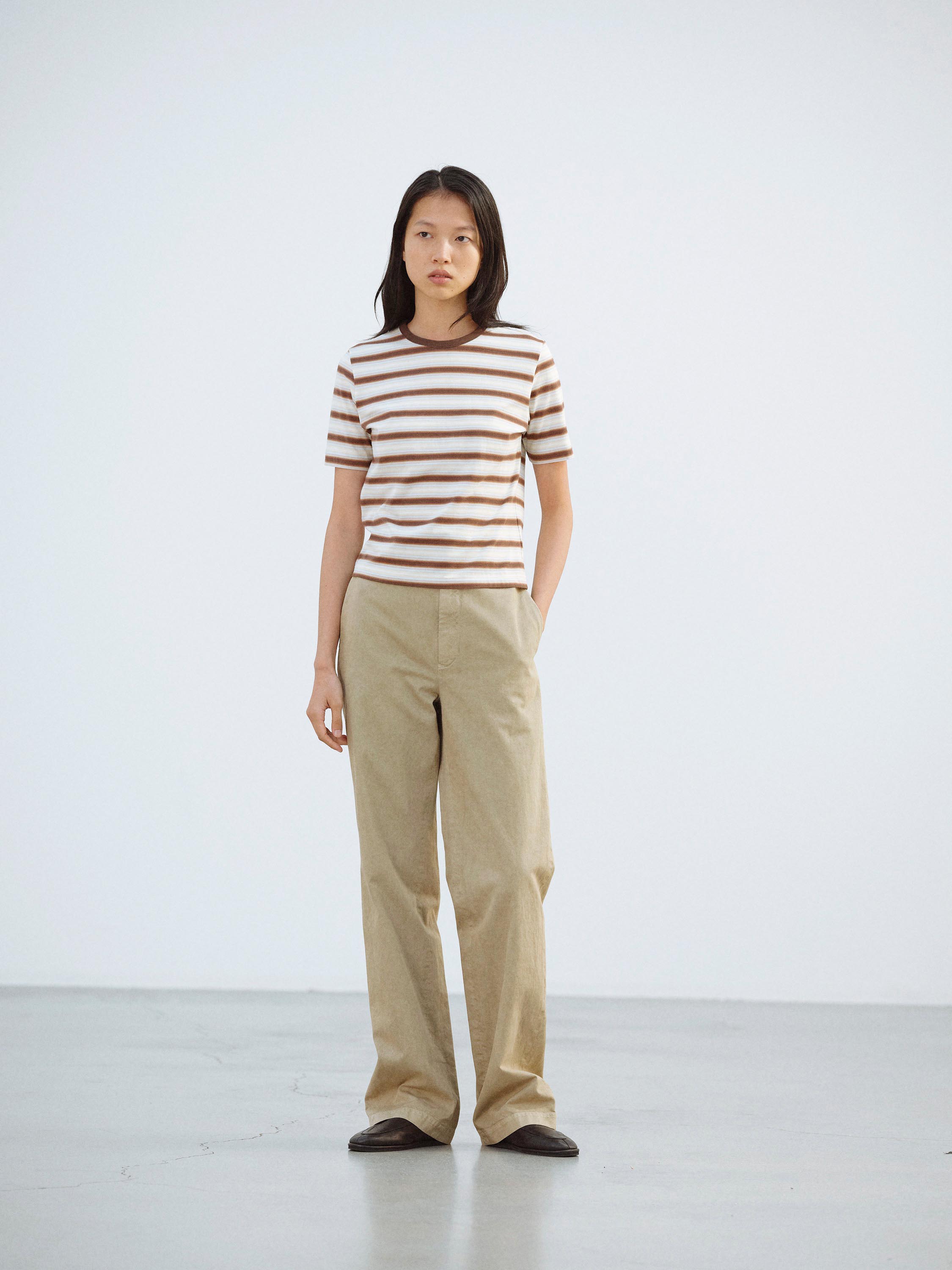 GRADIENT STRIPE JERSEY TEE 詳細画像 FADE BROWN STRIPE 2