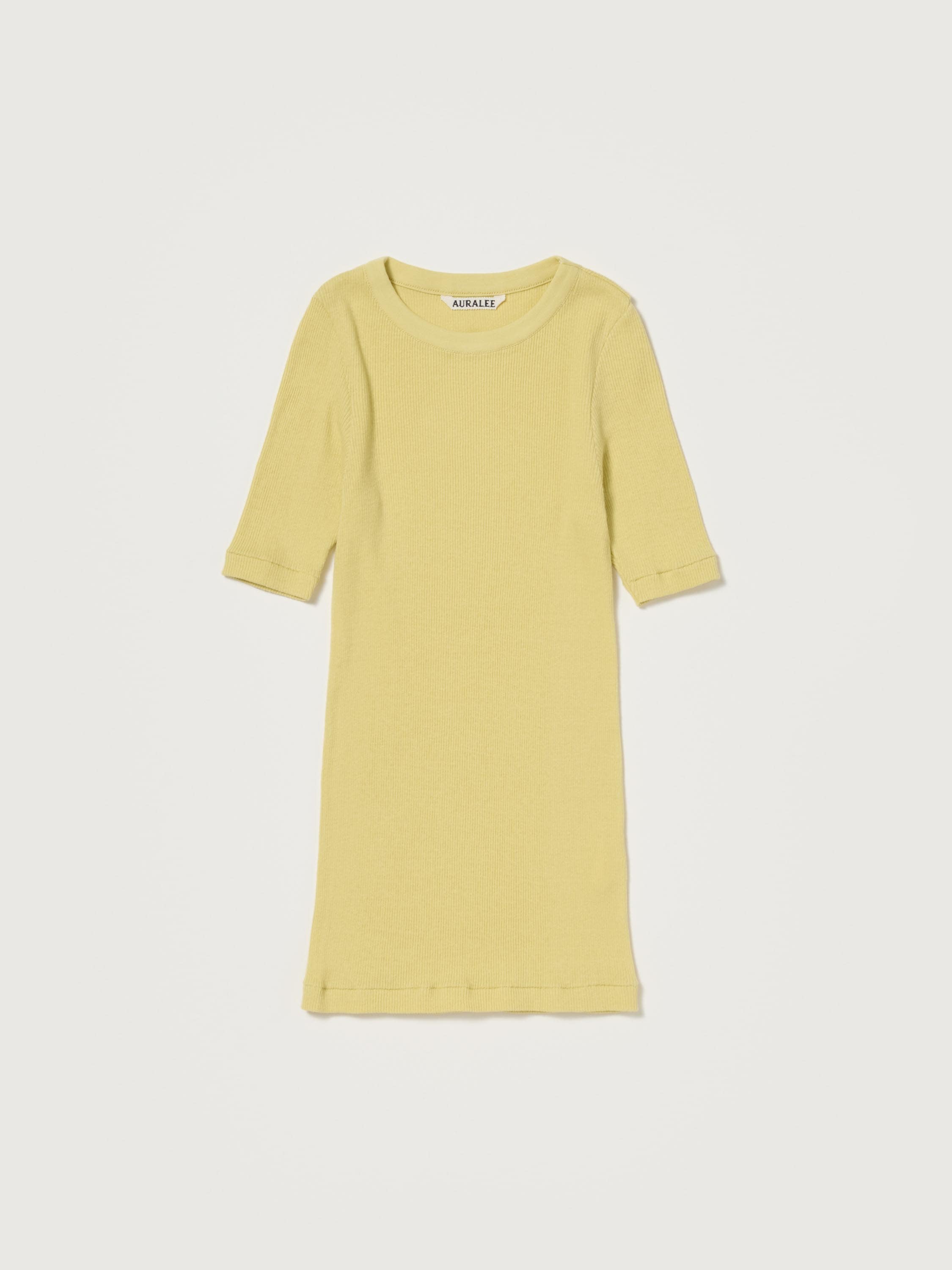 ORGANIC SOFT RIB TEE 詳細画像 DUSTY YELLOW 1