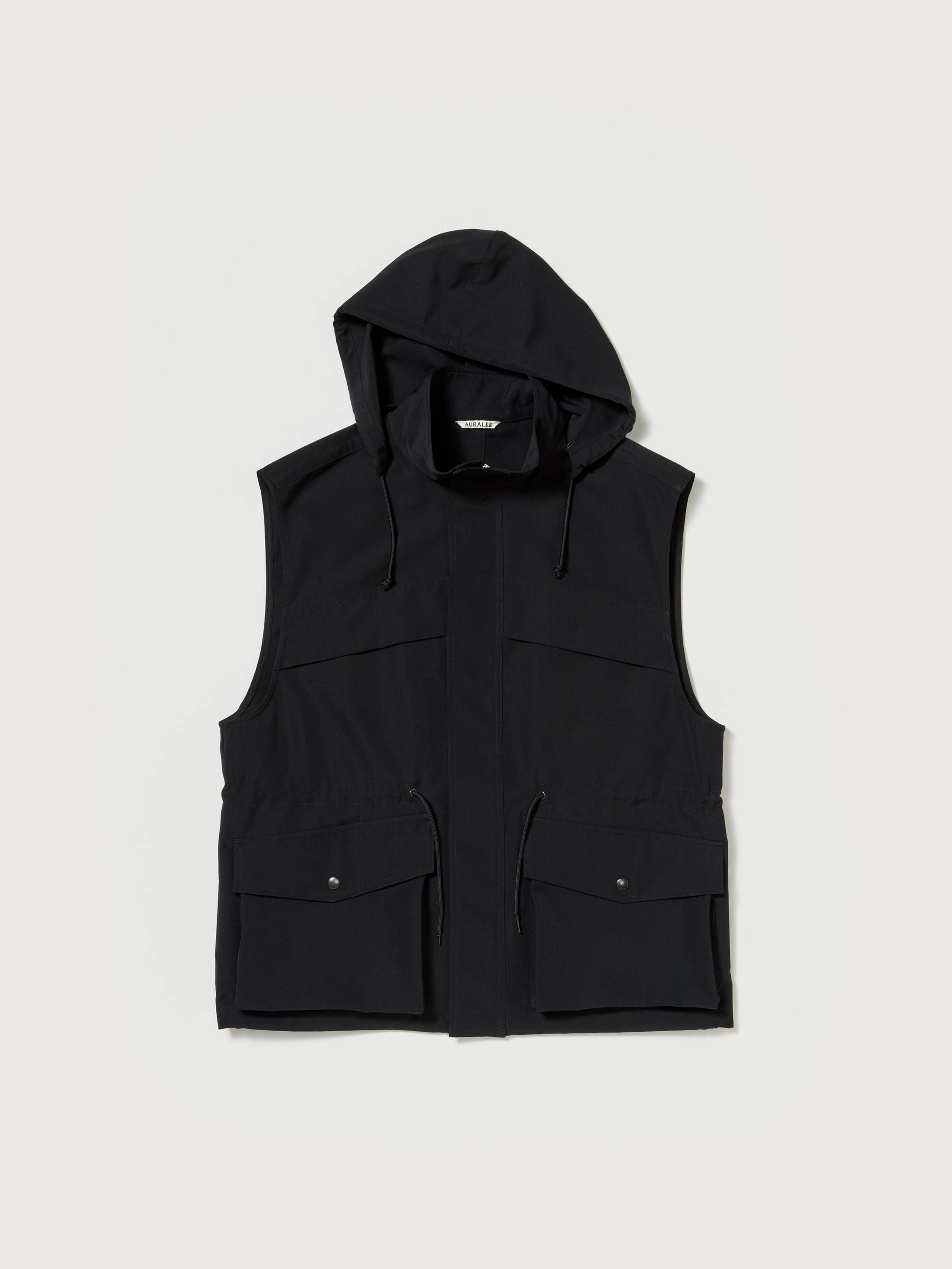 WOOL MAX CANVAS OVER VEST 詳細画像 BLACK 1