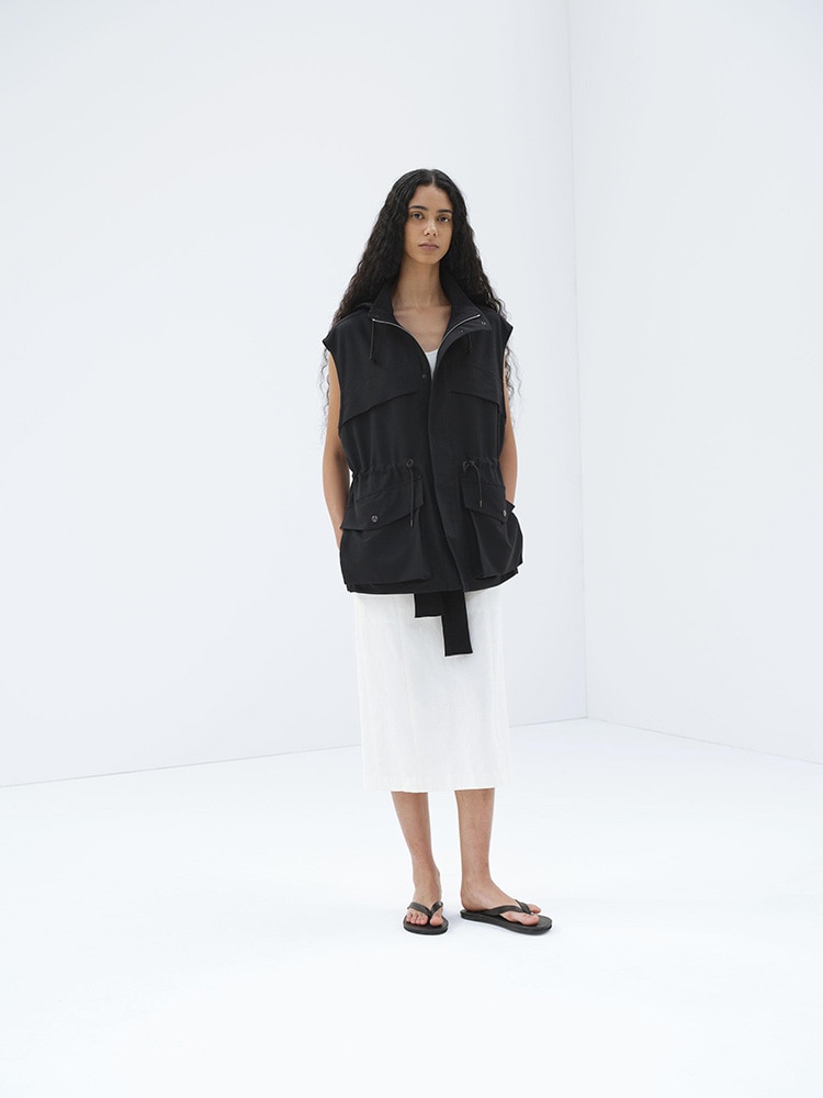 WOOL MAX CANVAS OVER VEST